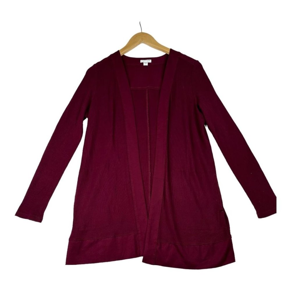J. Jill Open Cardigan size‎ Small Maroon